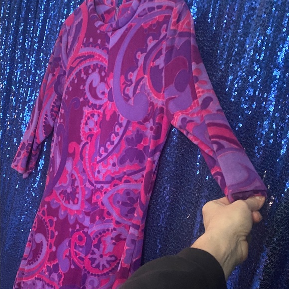 Women's Vintage Paisley Wide Leg Jumpsuit - Picture 6 of 8